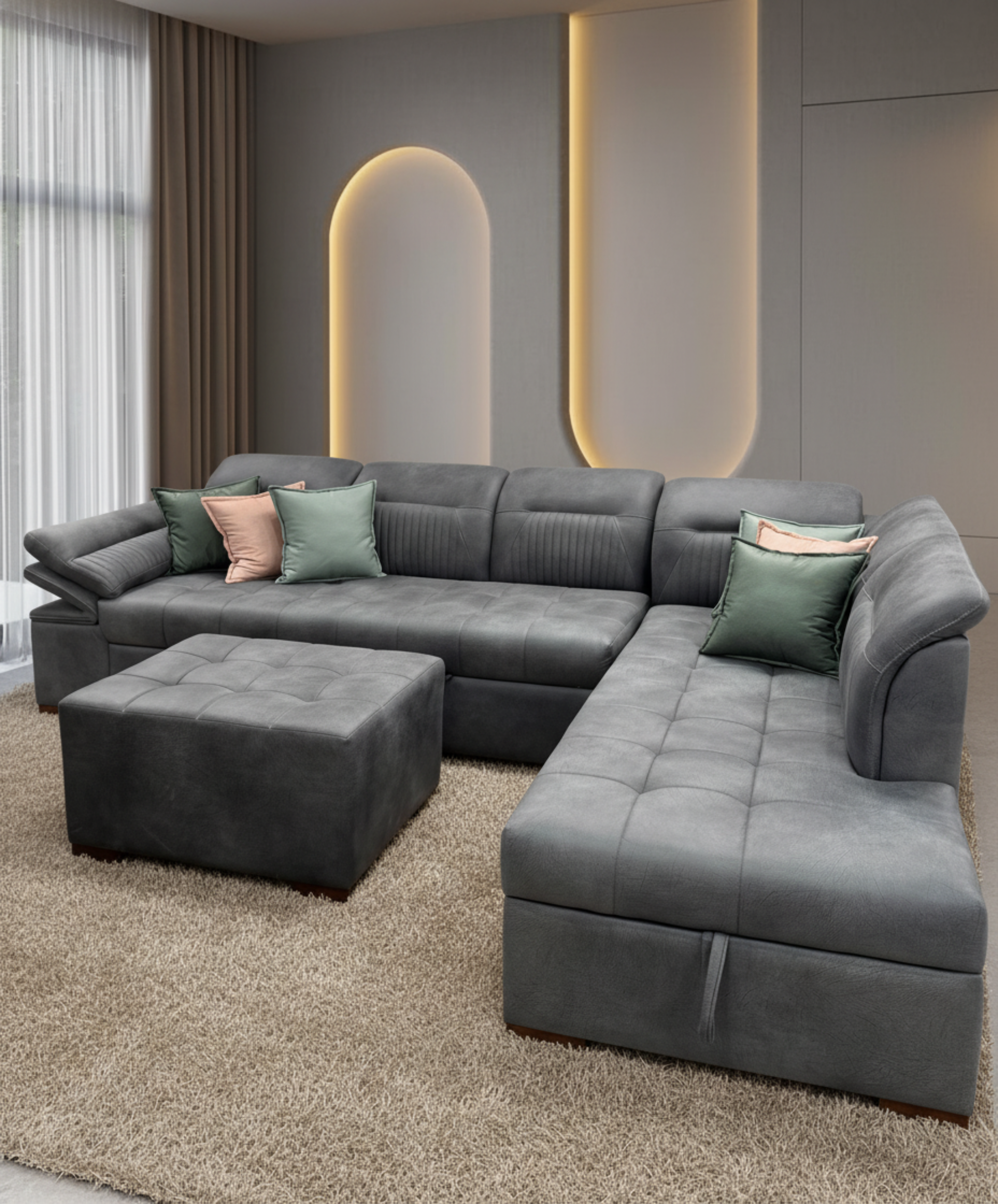 ركنة ركنات, غرف معيشة, كنب, كتالوج ركنات, LIVING ROOM, L-shape, sofa