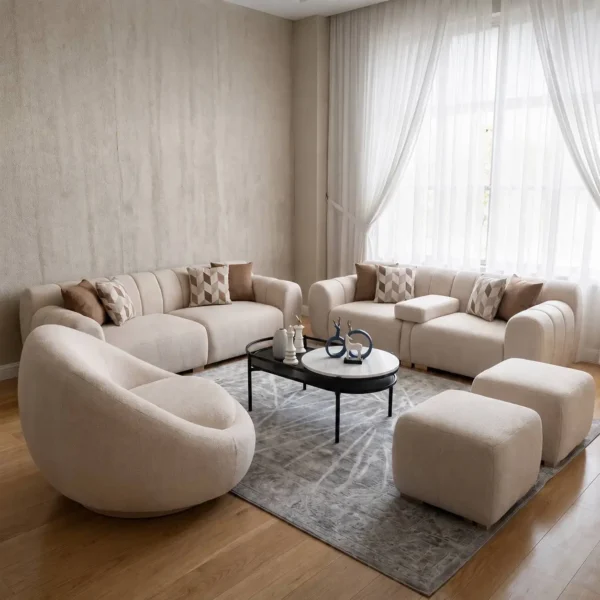 انترية بابلز_ BUBBLES living room